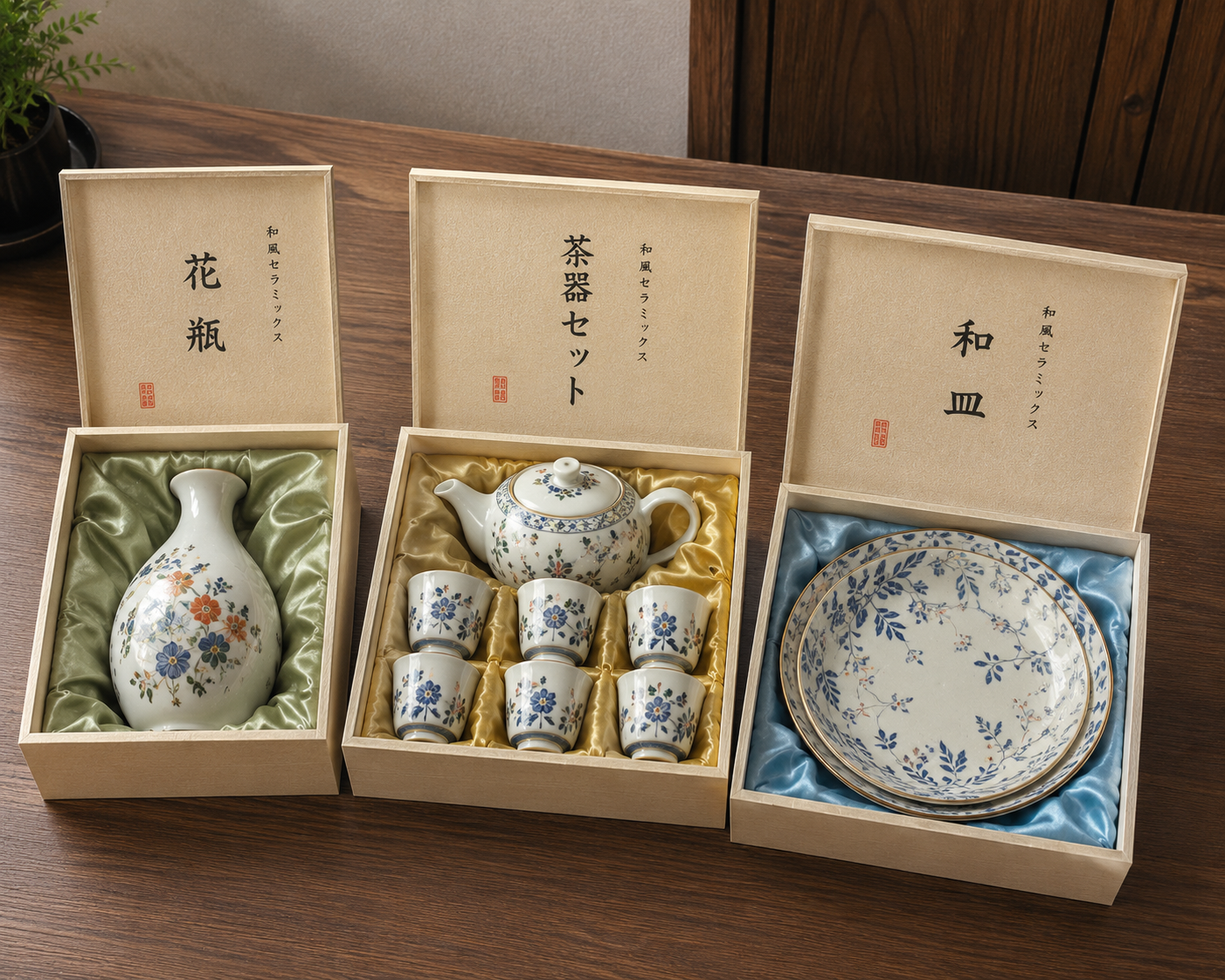 食器（木箱入り）